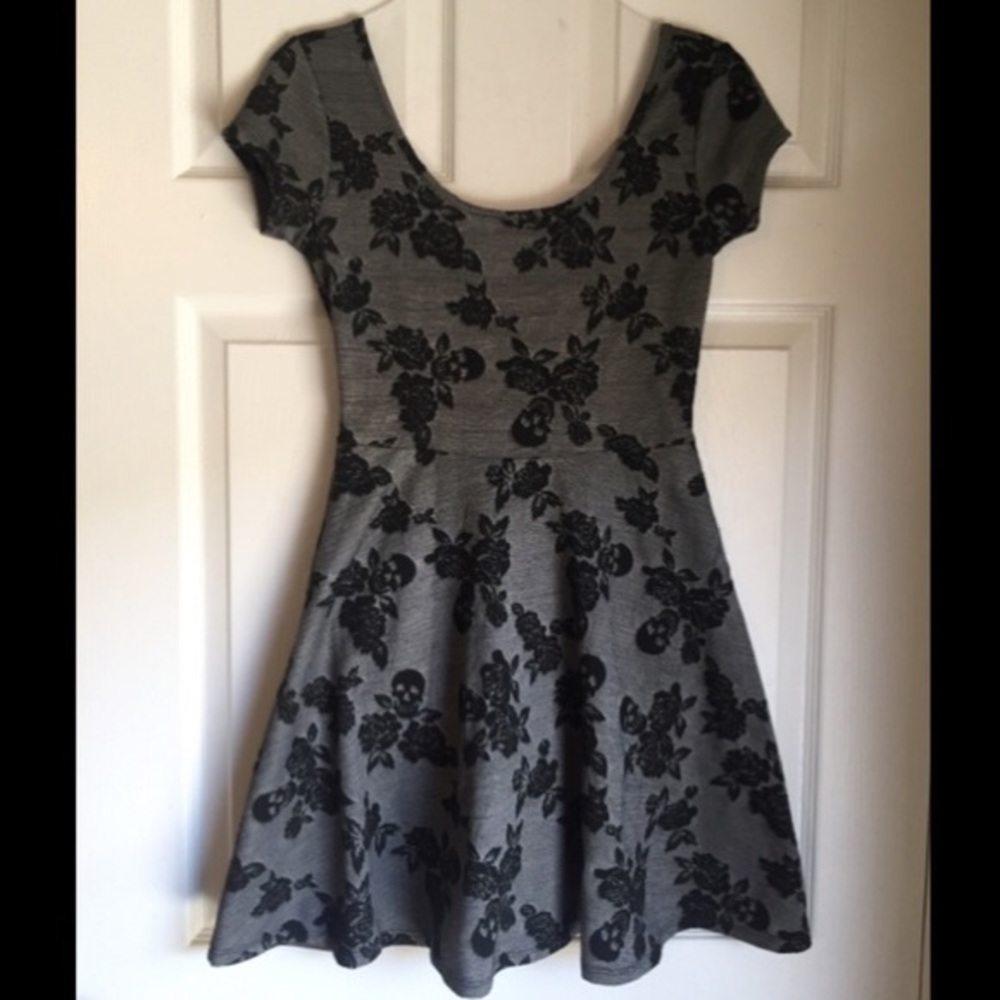 Thigh length sugar skull dress